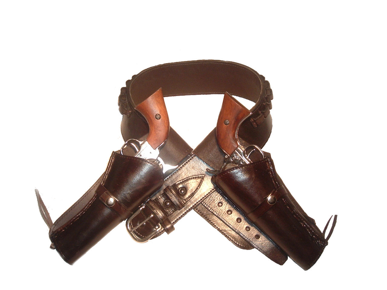 (image for) Western High Rider Cartridge Gun Belt with Double Holsters